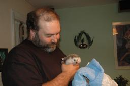 [Photo of Huff the Hedgepig]