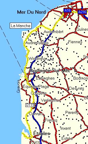 Calais to Le Touquet