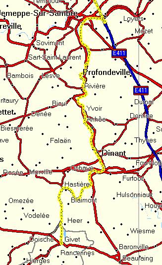 Namur to Givet