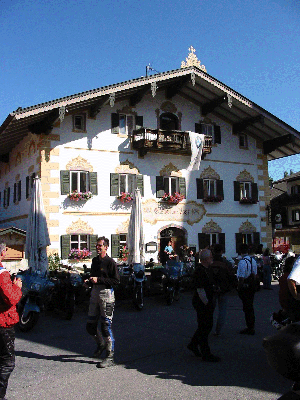 [The (new) Europrez banner flying from the Hotel]