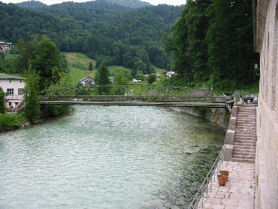 [The river in Berchtesgaden, outside the Saltmine]