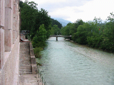 [The river in Berchtesgaden, outside the Saltmine]