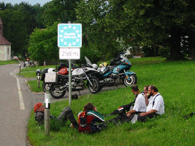 [Lunch at the Austrian Border]