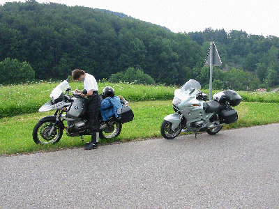 [Lunch at the Austrian Border]