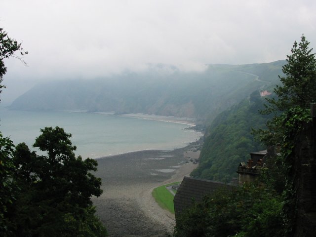 [Photo of Lynmouth bay]