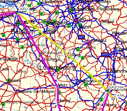 [Map of Neuenburg to Antwerp]