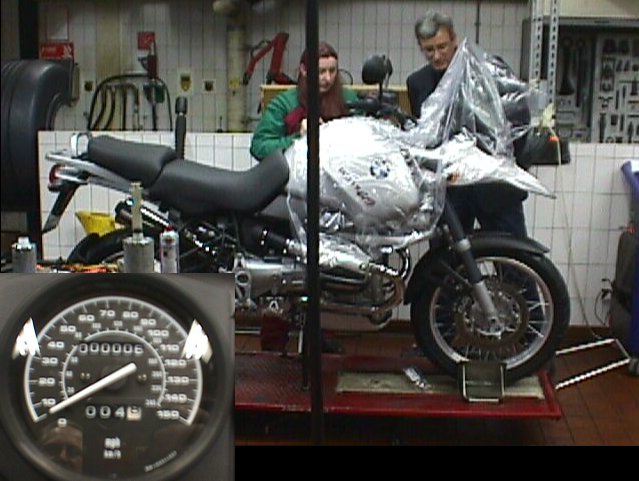[Photo of bike in workshop]