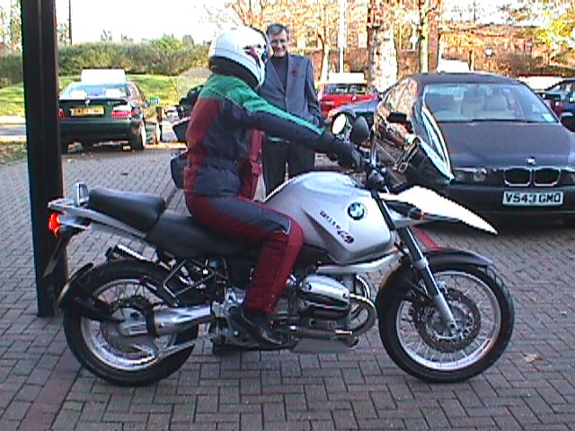 [Photo of Kate on bike]
