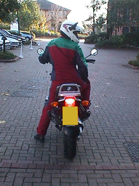 [Photo of Kate on bike]